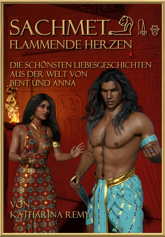 Cover von Sachmet Flammende Herzen, Kurzgeschichten